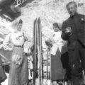 Campionati Italiani 1909 a Bardonecchia - Cristina Silvetti, Hilde e Paolo Kind