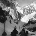 Sul Glacier Gauthier salendo al Col de Monetier  - Vista sul Glacier Noir