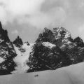 Salendo al Col de la Temple sul Glacier Noir